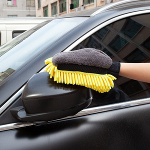 <b>Car</b> Cleaning Glove Chenille Double Sided For <b>Car</b> Wash And <b>Interior</b> Cleaning - Product Image 2