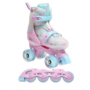 Patins à roulettes à bas prix, doublures blanches, patins à roulettes à cadre pour intérieur - Product Image 1