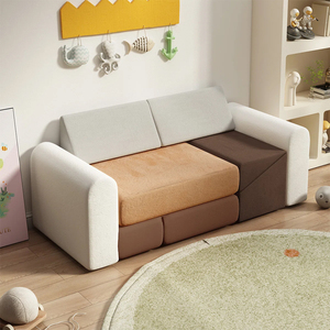 सुरक्षित फोल्डेबल कार्टून आकार टॉडलर सोफा बिस्तर चढ़ाई क्रॉल ब्लॉक सॉफ्ट प्ले उपकरण 4-6y यूनिसेक्स वेटीन कपड़े कवर - Product Image 2