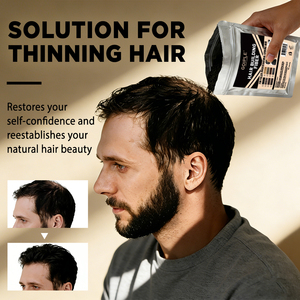 Recharge de fibres capillaires pour densification et épaississement instantané des <span class=keywords><strong>cheveux</strong></span> clairsemés, marque privée et poudre capillaire à étiquette personnalisée - Product Image 3