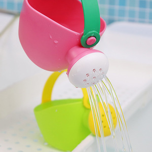 Regadera con cabezal de ducha, juguete de baño de plástico para niños, juego al aire libre, rosa, amarillo, azul - Product Image 1
