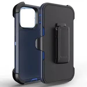 Atacado Holster Defender Phone Case Para Samsung S24 Ultra A05S A54 A34 A24 A14 5GHeavy Duty Belt Clip Plastic Shockproof Cover