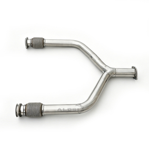Tuyau d'échappement avant pour moteur <span class=keywords><strong>V8</strong></span> VQ35 VQ37 pour <span class=keywords><strong>Infiniti</strong></span> FX35 FX37 FX45 FX50 <span class=keywords><strong>QX70</strong></span>, collecteur de performance en acier inoxydable SS304 haute efficacité - Product Image 4