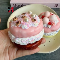 Boîte de gâteaux croustillants au chocolat et aux perles, emballage cadeau, gâteau croustillant