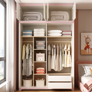 Maßgefertigter Zweitüriger Kinderkleiderschrank mit Schubladen aus Holz, Schlafzimmermöbel für Kinder fürs Babyzimmer - Product Image 6