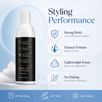 Fabricant professionnel de mousse coiffante avec formule volume et lift des racines pour les marques de salons