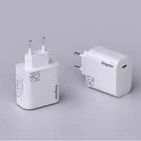 Chargeur mural portable haute puissance blanc 25W PD à charge rapide Type-C en matériau PC pour iPhone 17 16 15 Pro Max