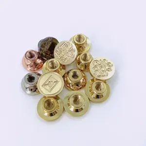 Luxury Brass Wax Seal Stamps Polished Brass Head Optional Various Size For Envelop Wedding Gift