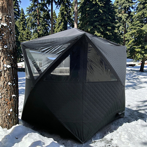 <span class=keywords><strong>Tente</strong></span> de sauna Warmfire en tissu Oxford 300D, une chambre, forme carrée, imperméable, triple couche, structure en fibre de verre, portable, 6 personnes - Product Image 1