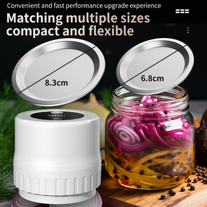 Kit de scellage <span class=keywords><strong>sous</strong></span> <span class=keywords><strong>vide</strong></span> pour bocaux Mason électrique, best-seller 2024, <span class=keywords><strong>machine</strong></span> de scellage <span class=keywords><strong>sous</strong></span> <span class=keywords><strong>vide</strong></span> pour bocaux Mason pour le stockage des aliments - Product Image 5