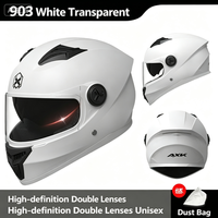 Casque de moto intégral unisexe à double visière QS-MCH-03 OEM, ultraléger en PP, antichoc, avec fermeture à boucle et protection solaire