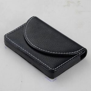 Custom Logo Printed Magnetic Shut PU Leather Business Card Holder Case - Product Image 3