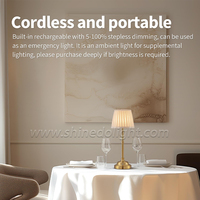 Lampe de table moderne LED portable avec interrupteur tactile USB, veilleuse pour hôtel, bureau, salon, restaurant