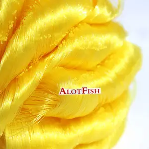 Rede de pesca monofilampo de nylon amarelo Rússia 0.20mm 150m