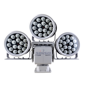 Reflector de Tres Cabezas para Canal, Control Remoto/Joystick, Reflector LED de Aluminio para Exteriores, 1000w 95 6000 - Product Image 1