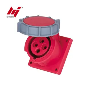 Ip67 4P 16a Verborgen Socket Hoge Kwaliteit Leverancier Waterdichte En Stofdichte Industriële Socket