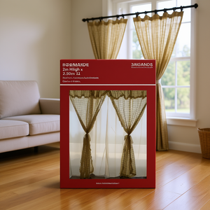 Cortinas Caladas 3AIGANDS de 2m de Alto x 2.50m de Ancho con Diseño Sólido para Ventanas - Product Image 2