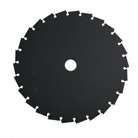 Lame de scie circulaire pour tondeuse à gazon en acier au manganèse, accessoire de coupe-bordures, 10 pouces, 26 dents, épaissie, revêtement CrN, pour usage en jardinage