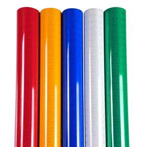 فيلم عاكس منشوري عالي الوضوح عاكس بدرجة ماسية فيلم عاكس ذاتي اللصق لفائف ألواح عاكسة - Product Image 1