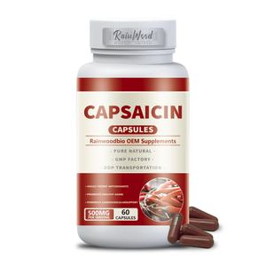 Capsules de Capsaïcine Rainwood, Extrait de Capsaïcine, Complément Alimentaire, Capsules de Capsaïcine Naturelle Pure de Qualité Alimentaire - Product Image 1