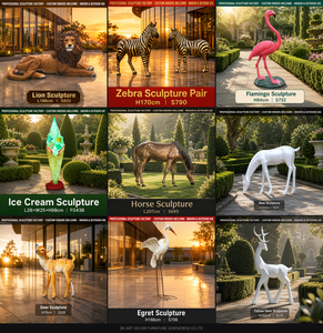 Sculpture géométrique extérieure <span class=keywords><strong>en</strong></span> fibre de verre S173, grand cerf fauve, statue <span class=keywords><strong>en</strong></span> bronze pour aménagement paysager, pour sculpture artistique personnalisée, fourniture directe d'usine - Product Image 5