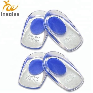 Cuscini tacco inserti in Gel tacco tazze <span class=keywords><strong>scarpe</strong></span> zeppa inserti <span class=keywords><strong>per</strong></span> fascite plantare, sperone osseo, supporto <span class=keywords><strong>per</strong></span> alleviare il dolore del piede, Comfort - Product Image 1