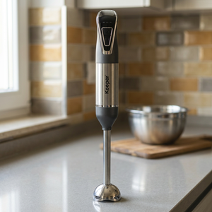 Frullatore a Immersione Kooper 200W Ricaricabile USB, Silenzioso, 13000 RPM, Facile da Pulire, in Acciaio Inox, per Tritare Ghiaccio, Versione UK - Product Image 3