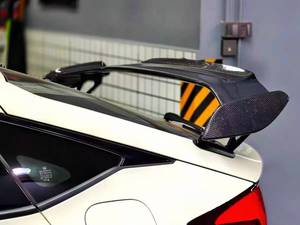 Aileron arrière en fibre de carbone véritable, directement de l'usine, pour <span class=keywords><strong>Honda</strong></span> Civic FL1 FL5 <span class=keywords><strong>Type</strong></span>-<span class=keywords><strong>R</strong></span> 11ème génération <span class=keywords><strong>2023</strong></span>+ - Product Image 4