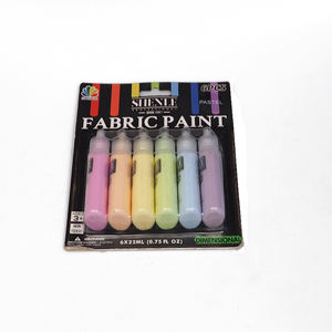 <span class=keywords><strong>Pintura</strong></span> de tela 3D de 6 colores, 0,75 oz, 22ml, pigmentos lavables y sin decoloración, <span class=keywords><strong>pintura</strong></span> de tela <span class=keywords><strong>para</strong></span> <span class=keywords><strong>ropa</strong></span> - Product Image 2