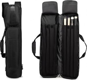 Échantillon gratuit, Vente en gros : Étui souple imperméable pour queues de billard avec double bandoulière, pour 4 queues et 5 embouts - Product Image 1