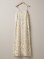 Dentelle de mariée vintage baroque en nylon/viscose brodée de fleurs, couleur ivoire, pour robes de mariage, respirante et résistante aux plis
