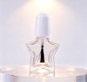 Flacon de vernis à ongles en verre transparent en gros pour emballage cosmétique et beauté - Product Image 3