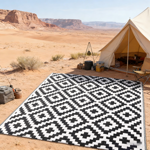 Alfombra de Camping Reversible Multiusos, Tapete Impermeable para Exteriores, para Remolques de RV - Product Image 3