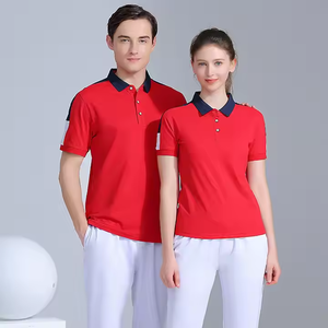 Logo personnalisé et couleur personnalisée School Sport Polo Spandex T-shirt Dry Fit de haute qualité pour hommes femmes - Product Image 1