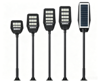 Lampadaire solaire tout-en-un, directement de l'usine, étanche, LED, pour extérieur, avec panneau solaire haute efficacité