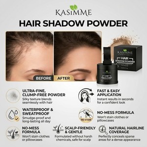 Poudre capillaire couvrante pour le cuir chevelu, pigment naturel, application lisse, utilisation simple, indispensable en voyage, maquillage essentiel - Product Image 5