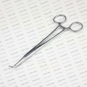 คีมหนีบทำหมันแบบโค้งขนาดใหญ่เครื่องมือผ่าตัดทำจากสเตนเลส - Product Image 1