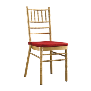 थोक विवाह में प्रयुक्त एल्यूमीनियम बैंक्वेट कुर्सियाँ, कुशन होटल बैंक्वेट कुर्सी के साथ विवाह कुर्सी - Product Image 4