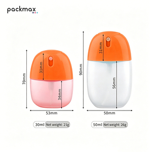 Oval flat card-style <b>spray</b> <b>bottles</b> – 30ml / 50ml <b>plastic</b> empty <b>spray</b> <b>bottles</b>, fine mist sprayer, small perfume refillable <b>bottle</b> - Product Image 6