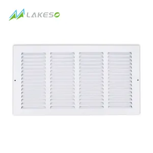 Air Return Vent Cover 16*8 Inch Ventilation Steel Grill Metal Vent Cover Modern Air Outlet Grille