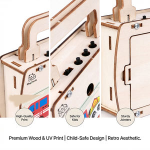 Kit de Inicio Magipanda al por Mayor, Grabadora de Voz de Madera <span class=keywords><strong>para</strong></span> Niños, Juguetes Educativos STEM <span class=keywords><strong>para</strong></span> Niños y Estudiantes - Product Image 3