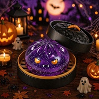Nouveau Jouet Anti-Stress Halloween Transfrontalier en Forme de Boule à Presser, Amusant et Relaxant, Chine