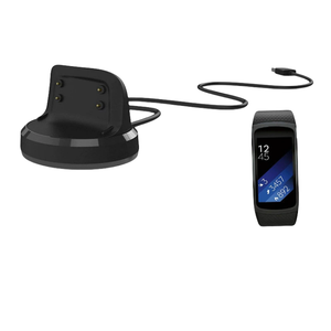 Adaptateur de chargeur de station d'accueil USB cordon de câble de charge pour Samsung pour <span class=keywords><strong>Galaxy</strong></span> <span class=keywords><strong>Gear</strong></span> Fit 2 R360/Fit2 Pro R365 Bracelet intelligent en plastique - Product Image 3