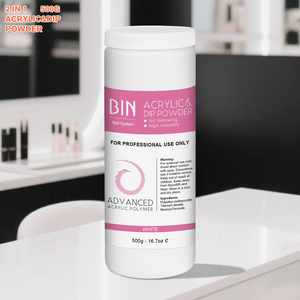 بن حار بيع الوردي ألوان بيضاء واضحة 2 في 1 مسحوق غمس الاكريليك - Product Image 5