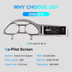 NaviHua Car Upgrade 10,25 ''para Audi Q7 2006-2015 unidad principal GPS navegación Audio pantalla <span class=keywords><strong>Android</strong></span> Multimedia Car Radio Carplay - Product Image 2