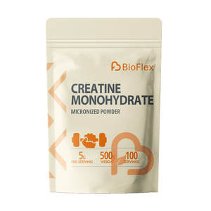 Creatina Monoidrato in Polvere Micronizzata Pura di Alta Qualità 500g, Integratore Pre-allenamento per lo Sviluppo Muscolare, Etichetta Privata OEM all'Ingrosso - Product Image 1