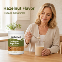 Collagène Hydrolysé en Poudre Marque Blanche – Supplément Protéiné Bovin Nourri à l'Herbe pour Éclat de la Peau et Croissance Capillaire – Adulte, Sans OGM