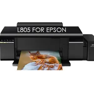 ร้อนขายหกสีฉลากยังคงเครื่องพิมพ์อิงค์เจ็ทดิจิตอล A4รุ่นเดสก์ท็อปอัตโนมัติบัตรประจำตัวประชาชนเครื่องพิมพ์อิงค์เจ็ทยูวีสำหรับ EPSON L805