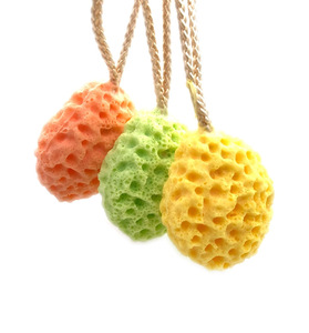 Bath Sponges Loofahs Shower Sponges Exfoliating Scrubber Balls for Women Men Bathroom Supplies