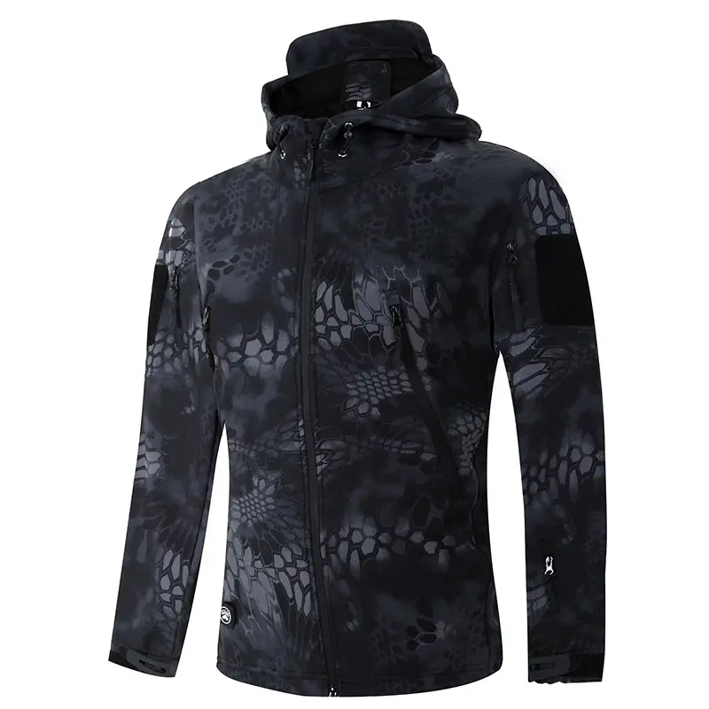 Autumn and winter new jacket men's coat hooded waterproof windproof charge jacket two-piece